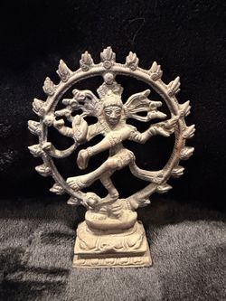 Vintage Old Rare Handmade Dancin Nataraja Brass Figurine Statue Collectible