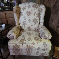 2 - Queen Anne Wingback Salma Armchairs