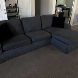 Small Grey Sectional Couch 