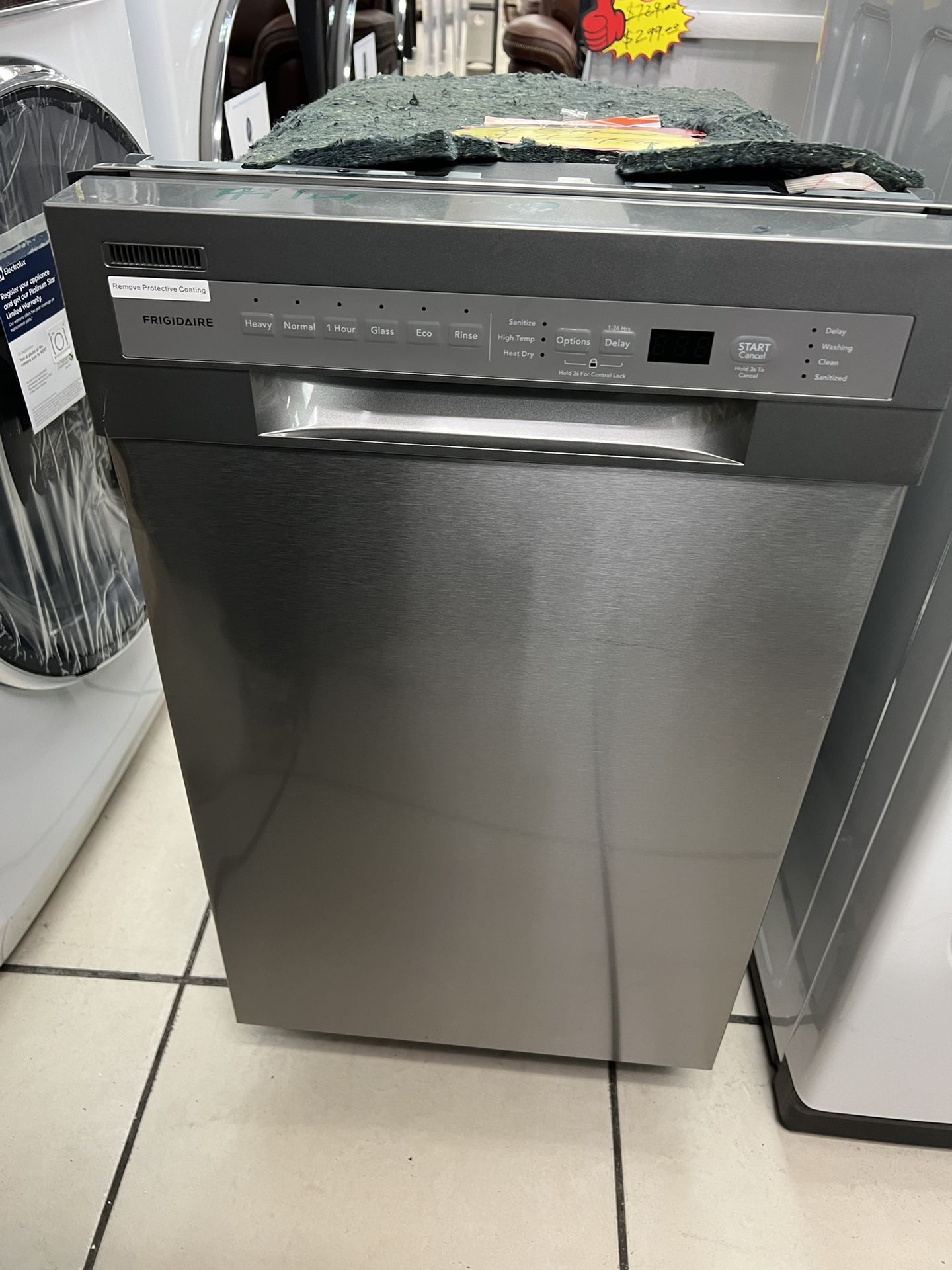 frigidaire 18" dishwasher