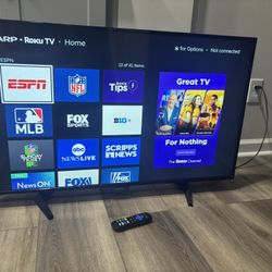 Sharp Roku TV 43 inch model LC-43LB481U