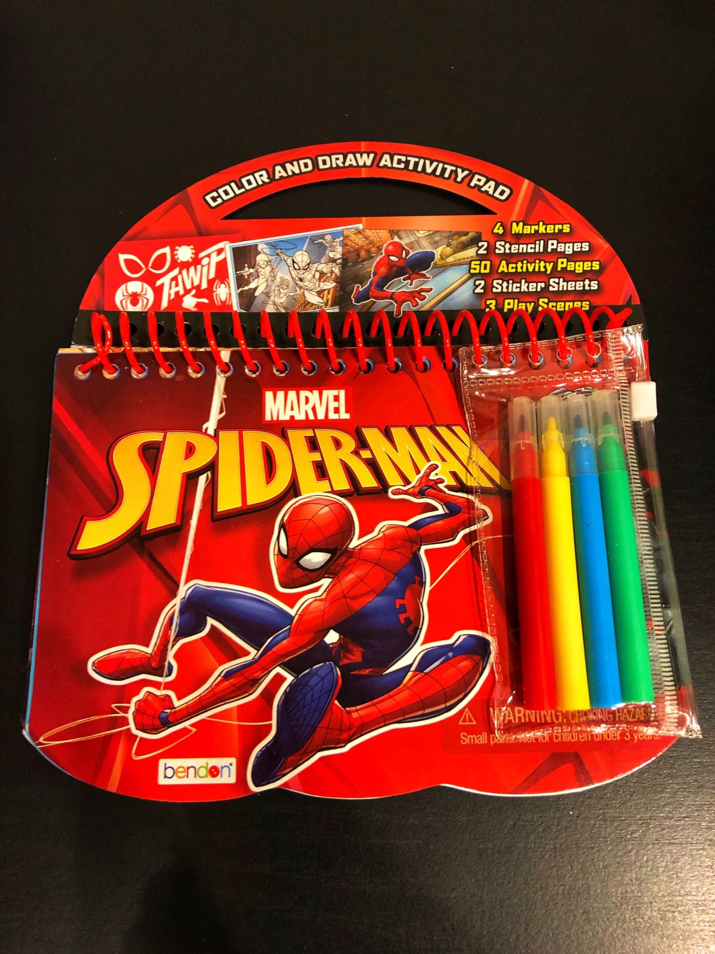 Spider-Man Color & Draw Activity Pad