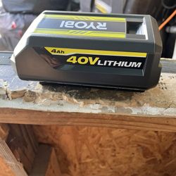 ryobi 40v battery new