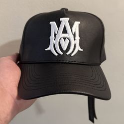 Amiri Leather Hat