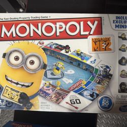 $25 minions despicable me 2 monopoly brand new sealed 