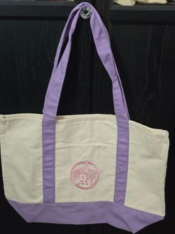XL Trader joes purple tote