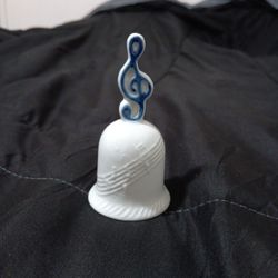 Porcelain Music Note Bell 
