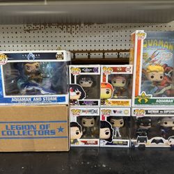 Funko DC Comics Legion of Collectors Mixed Lot Aquaman Katana Barry Allen