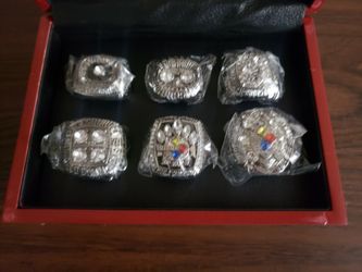 Steelers Championship Rings Set 