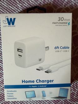 Home charger for iPhone & Android (brand new)