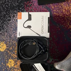 shokz headphones are very new, only used once, just opened the box