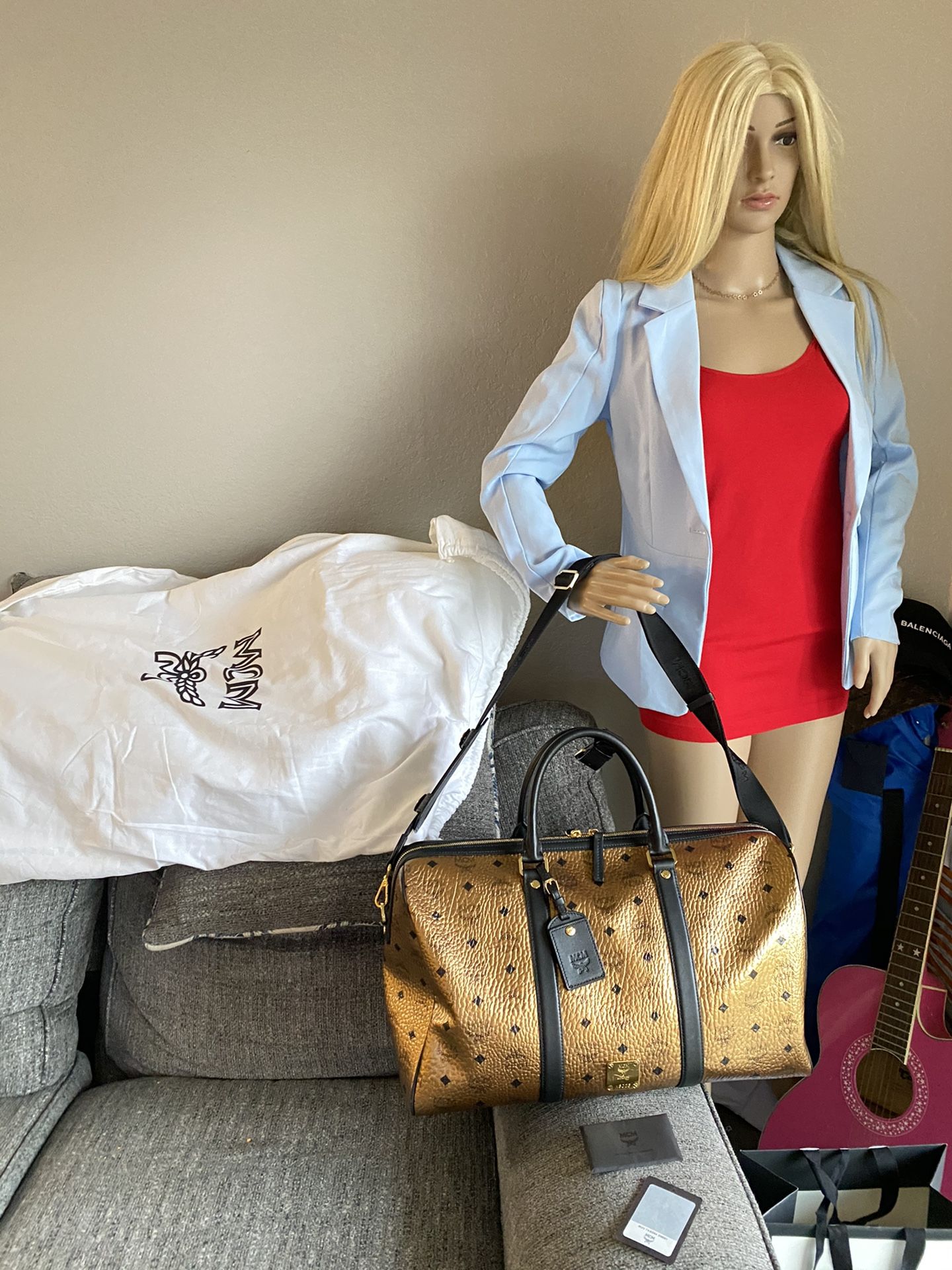 Authentic MCM Weekender Keepall