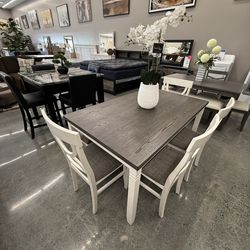 6 PC DINING TABLE