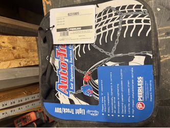 Snow chains for SUV or truck (Actual chains, not cables)