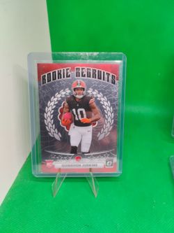 Quinshon Judkins Donruss Optic Rookie Recruits RC Card
