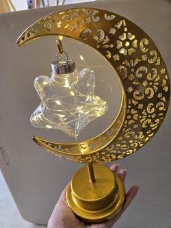 2 LED moon and star night lights