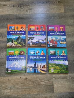 World Studies - Set of 6 Hardcover Books