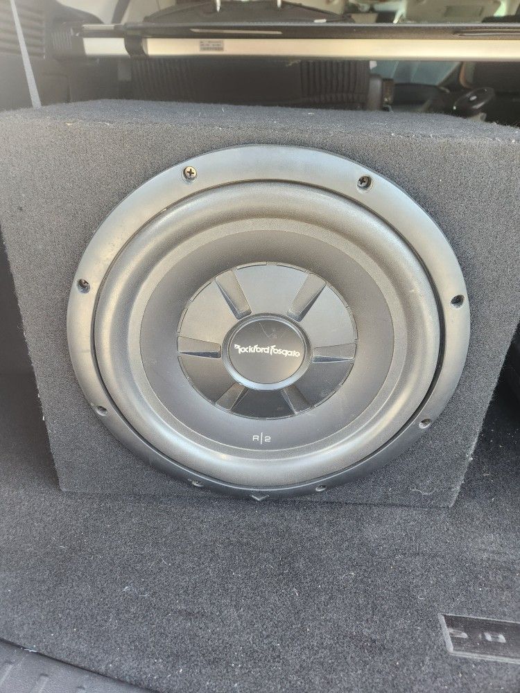 12 INCH FOSGATE SUB W/BOX