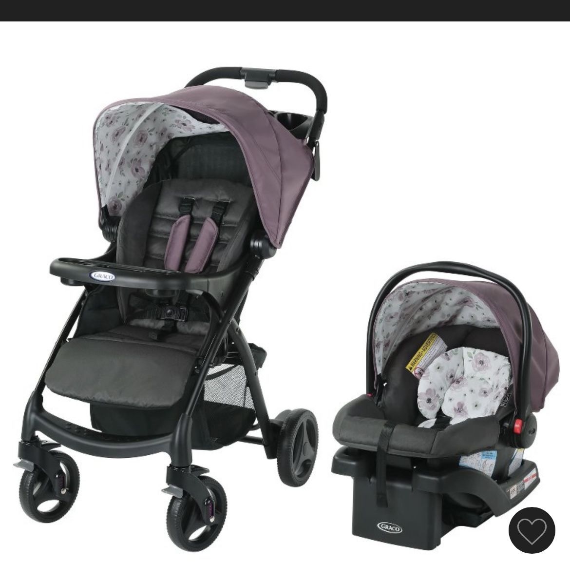 Graco Car Seat With Base And Stroller System