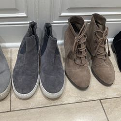 Suede Leather Shoes (like new) $10 Each