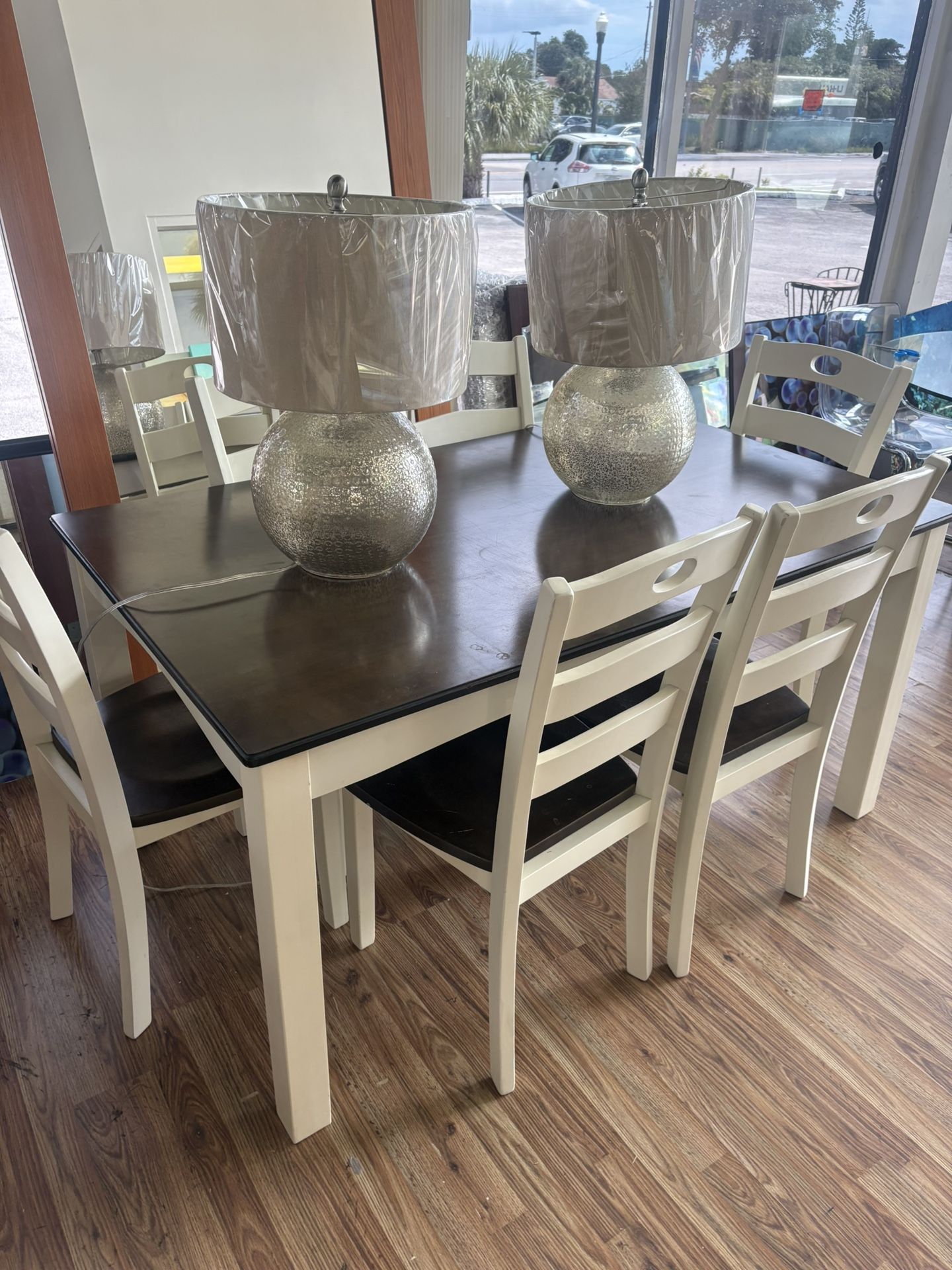 Dining Table With Two Chairs