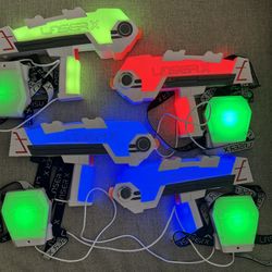 Laser X Tag Guns - 4 Player Set