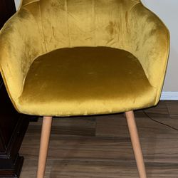 Yellow Accent Chair 