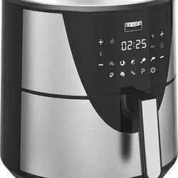 Air Fryer 8-Qt Digital Stainless Steel 