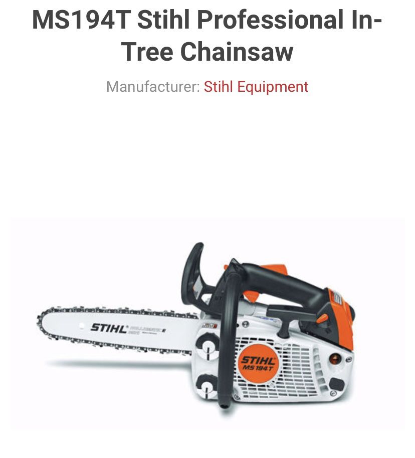 MS 194 T, Chainsaws