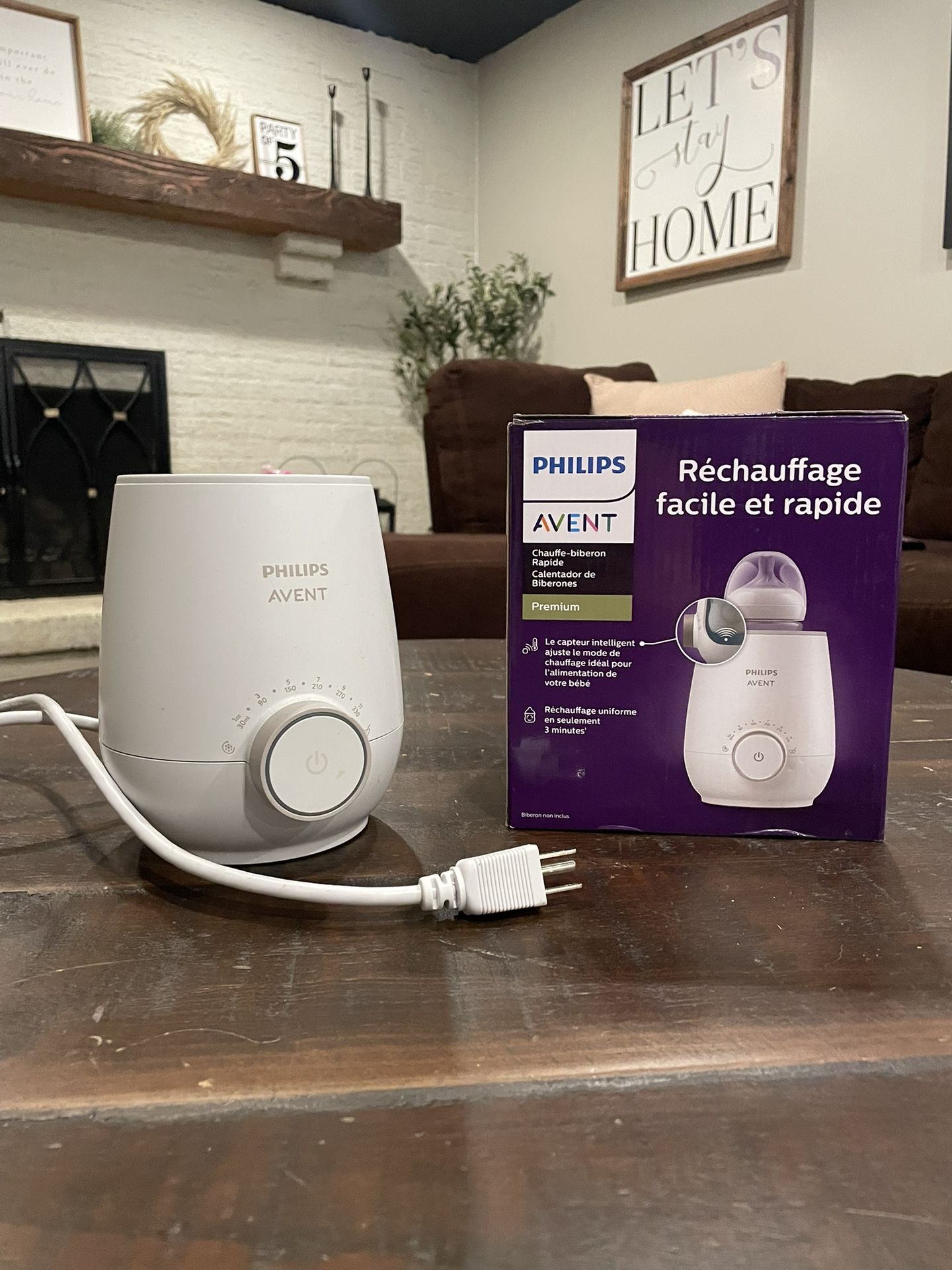 Avent bottle warmer with timer light