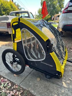 Schwinn Prescott Two Passenger Bike Trailer