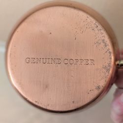 Genuine Copper Moscow Mule Mug