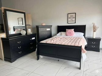 ✅BLACK BEDROOM SET ✅