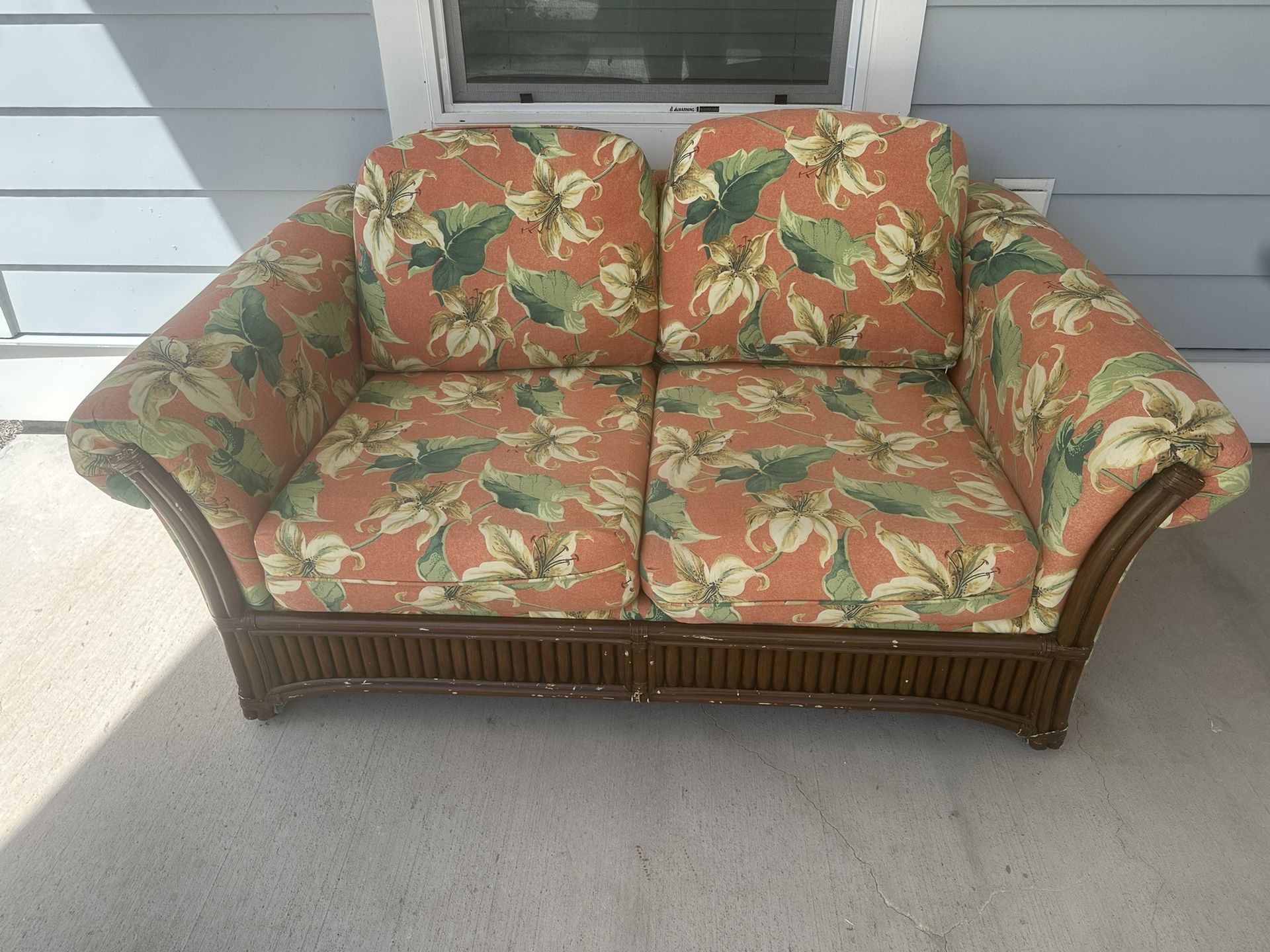 Coastal Floral Couch