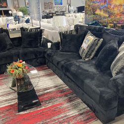 Deep Seating Sofa Loveseat! $2499 🏠🖤🔥 Customizable!