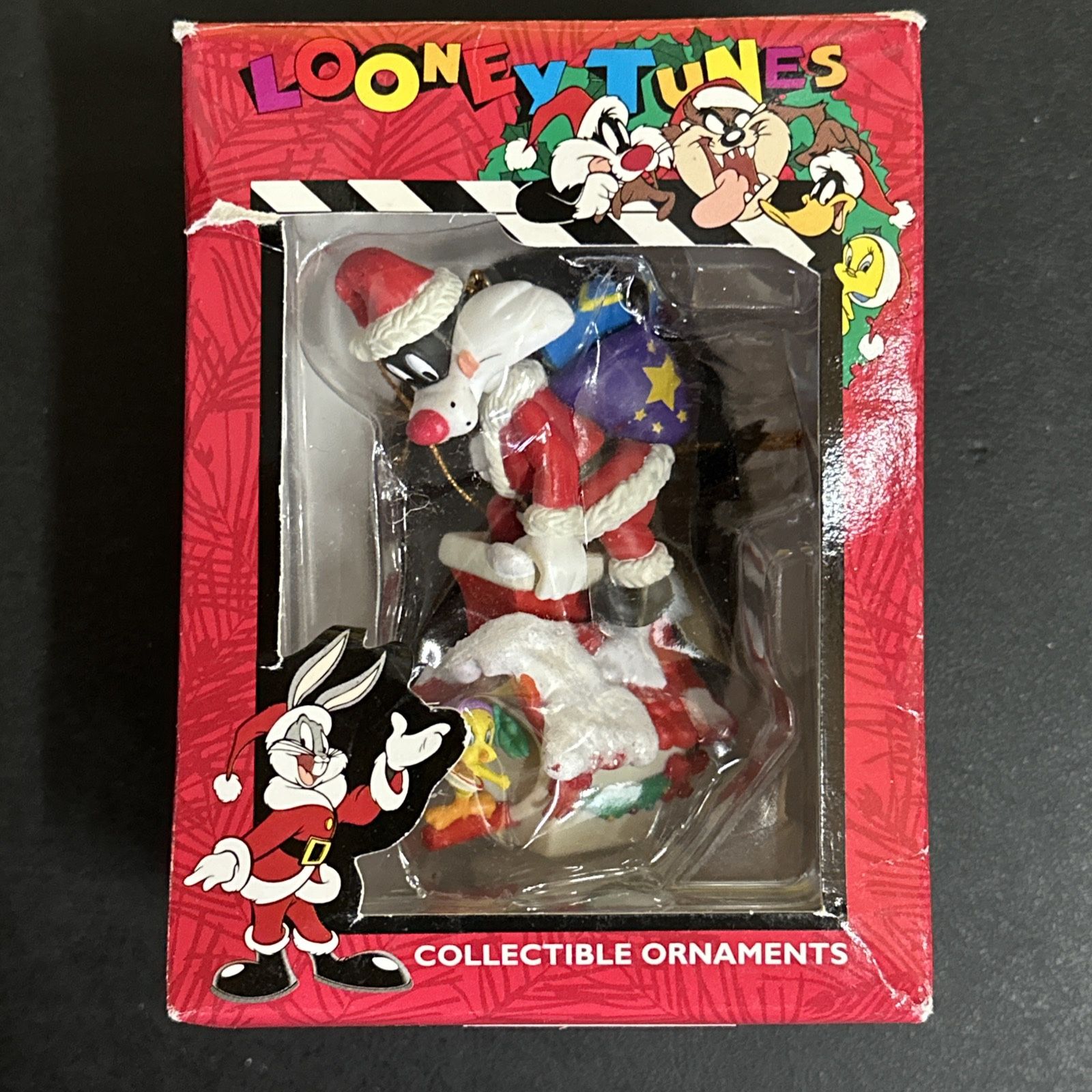 Vintage Matrix Looney Tunes Christmas Ornament Sylvester The Cat & Tweety Bird