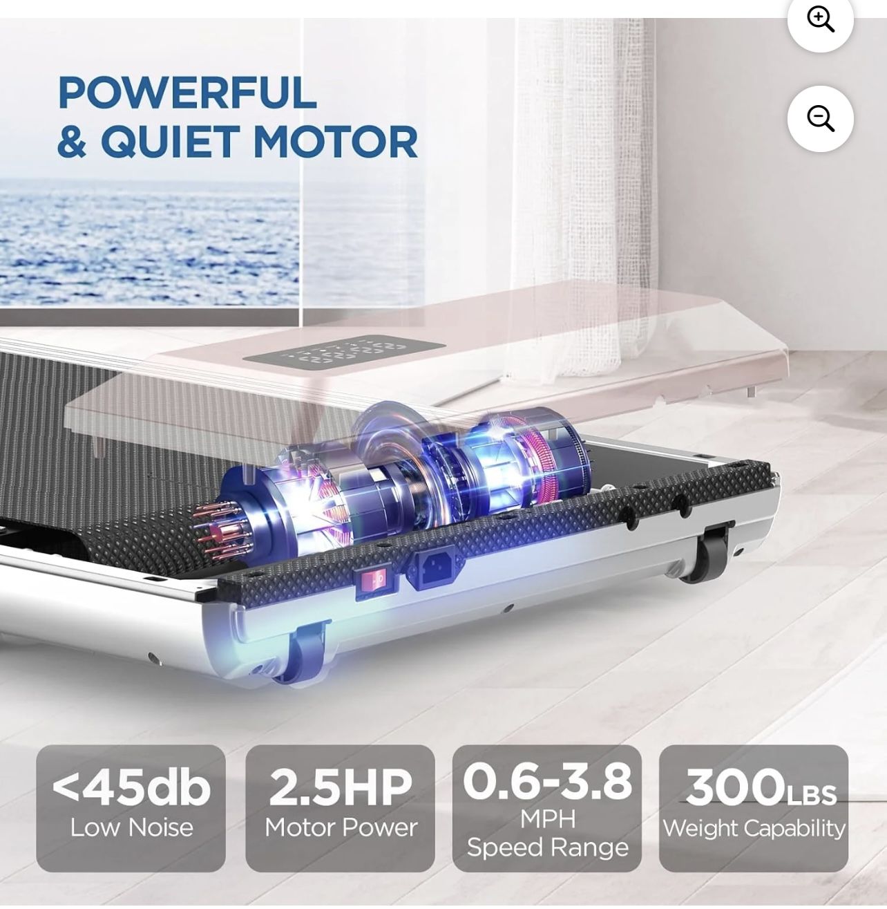 Pink Super Run Walking Pad 