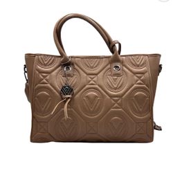 Valentino Orlandi Large Quilted Tote