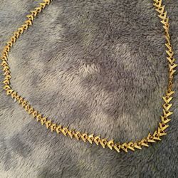 14k Plated Gold Chain Choker