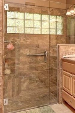 Shower Enclosure Door with hinges - glass panel didn’t survive removal