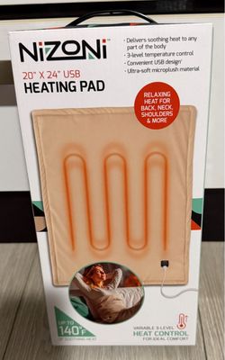 NiZoNi 20 X 24 USB HEATING PAD BRAND NEW!!!