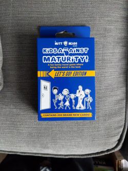 Kids Against Maturity Card Game