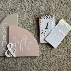 Wedding/Baby Shower Items 