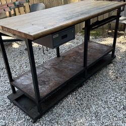 Heavy Duty Bench With Casters 