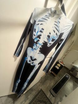 Skeleton X-Ray w/ butterfly Print Bodysuit