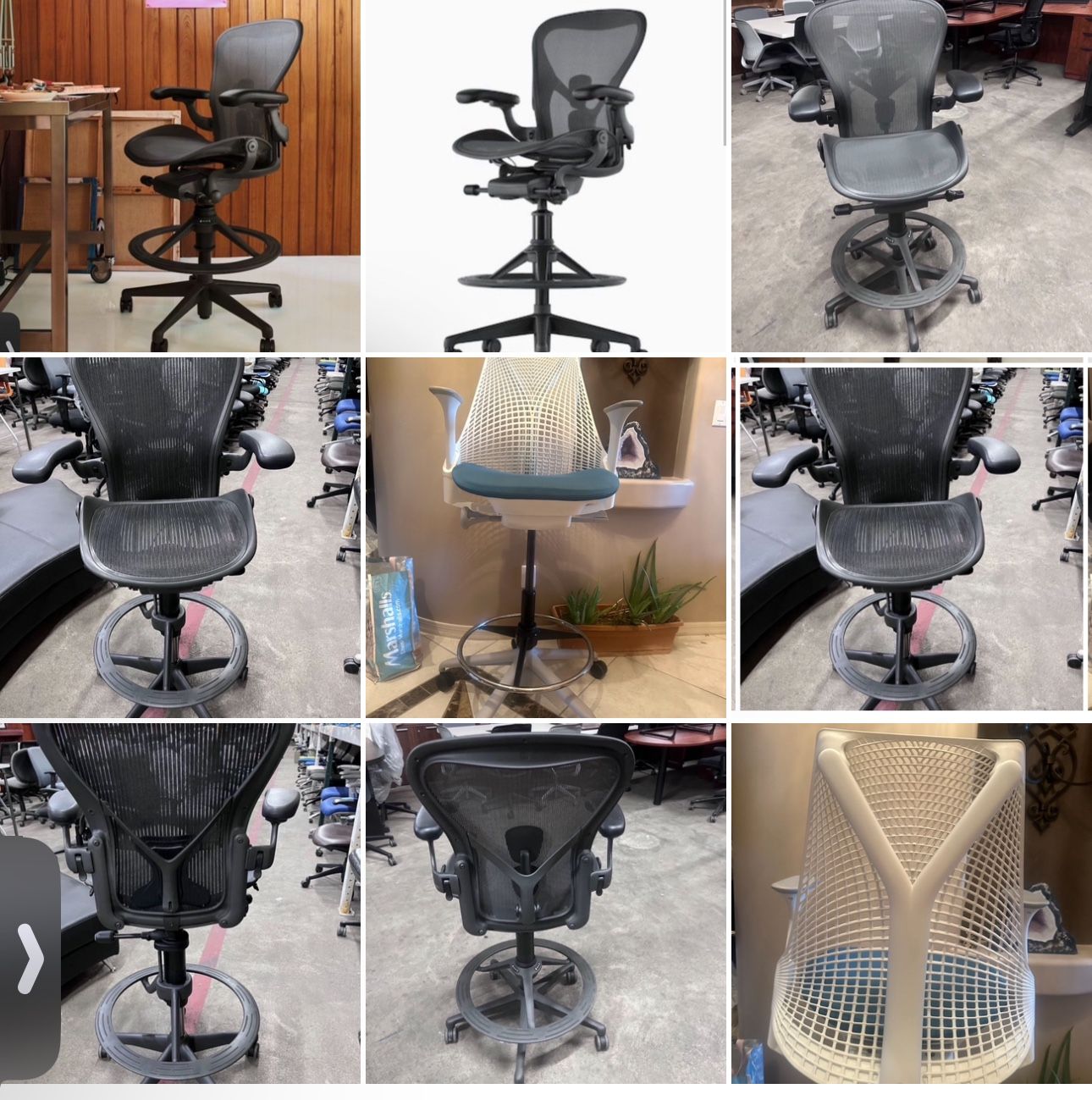 Herman Miller Sayl Aeron B Classic And Remastered Drafting Stools