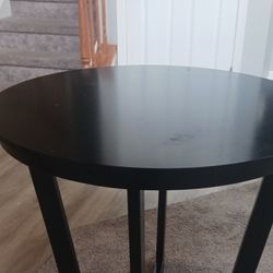 Black Breakfast Table