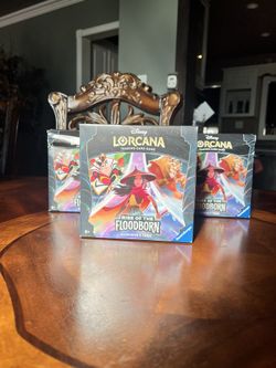 Disney Lorcana Chapter 2 - Trove Boxes - 3 Available- RETAIL PRICE 