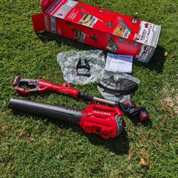 Missing Battery Cordless Craftsman Leaf Blower And String Trimmer New