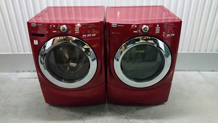 Red maytag outlet washer and dryer